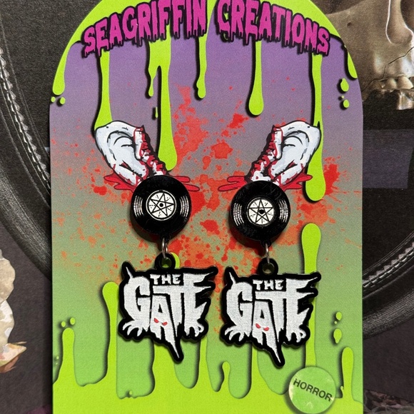 The Gate, Horror Movie Earrings, 80's Horror Movie - Picture 4 of 7